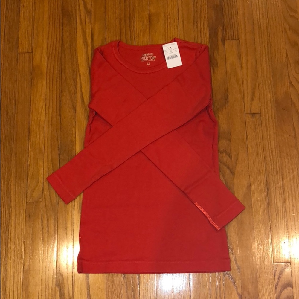 Red long sleeve •Crewcuts